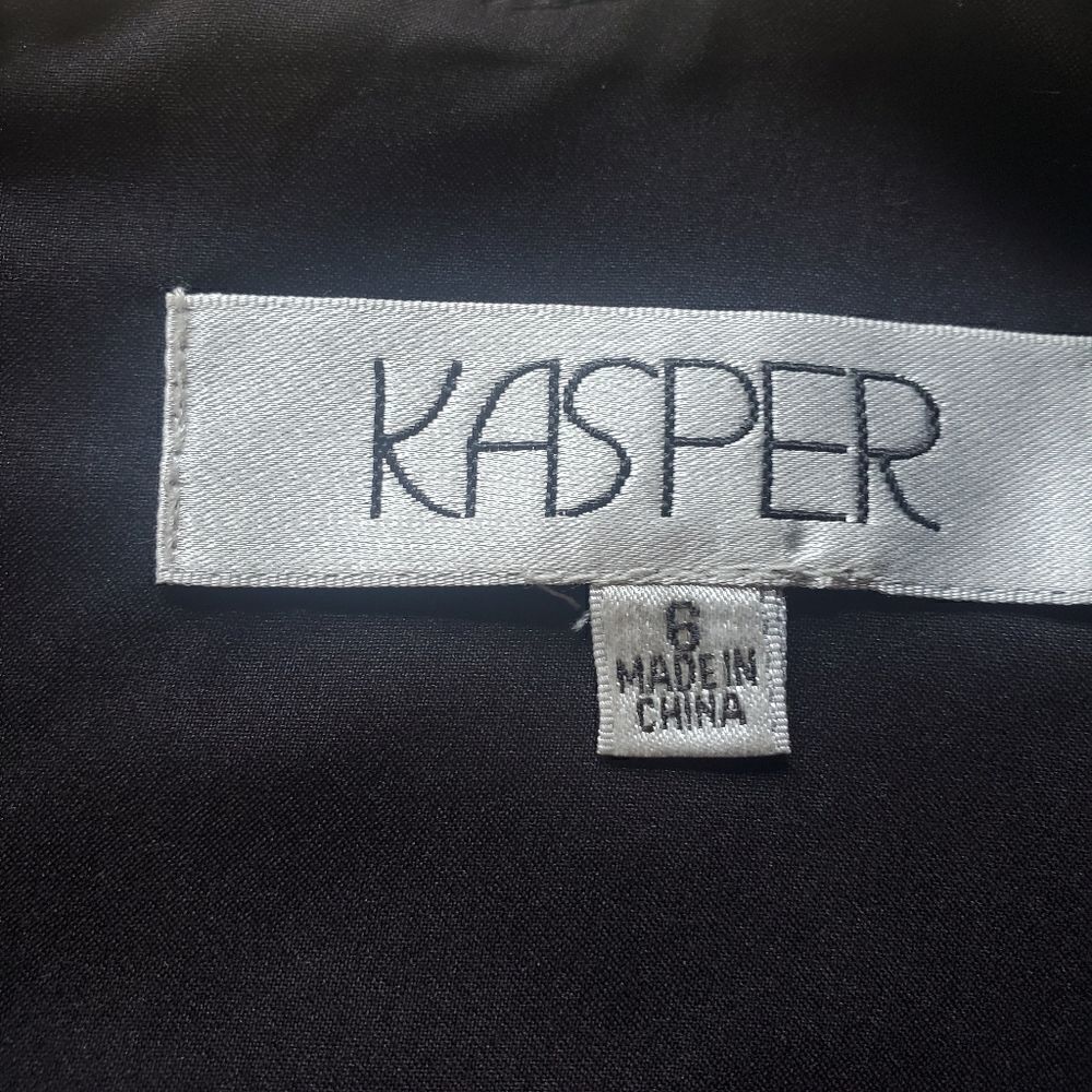 Kasper Black and Ivory Sleeveless Dress - Picture 2 of 5